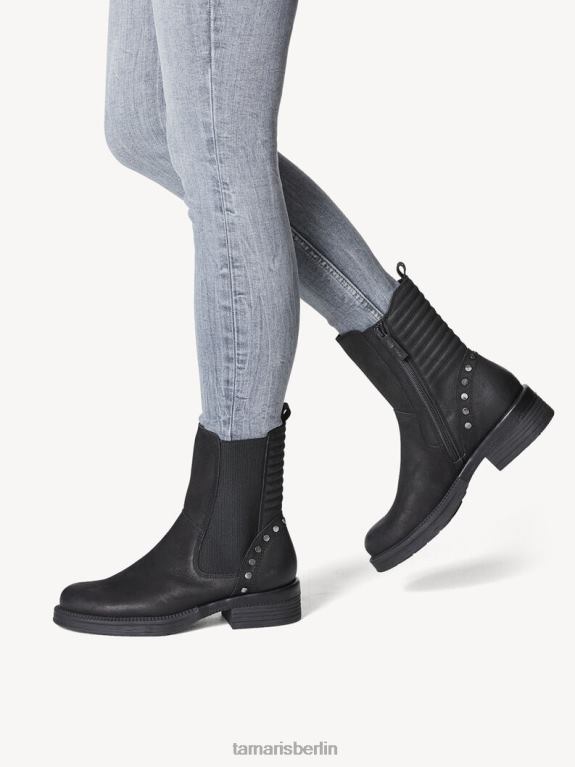 de Tamaris Frauen Chelsea-Stiefel aus Leder – schwarz 0LHV41605 Schuhe