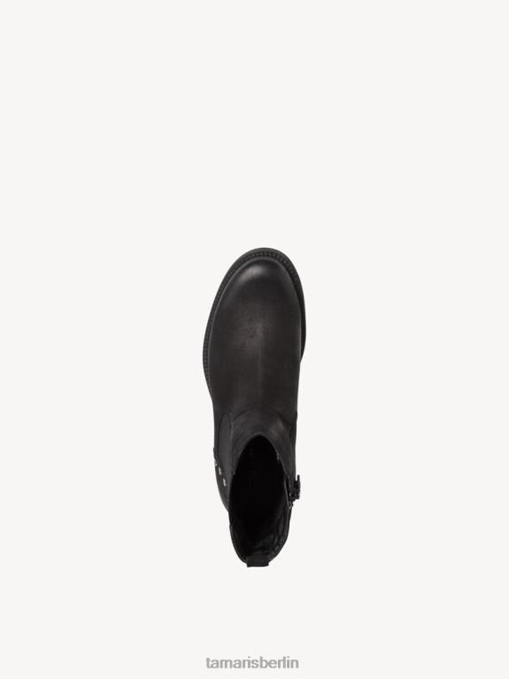 de Tamaris Frauen Chelsea-Stiefel aus Leder – schwarz 0LHV41605 Schuhe