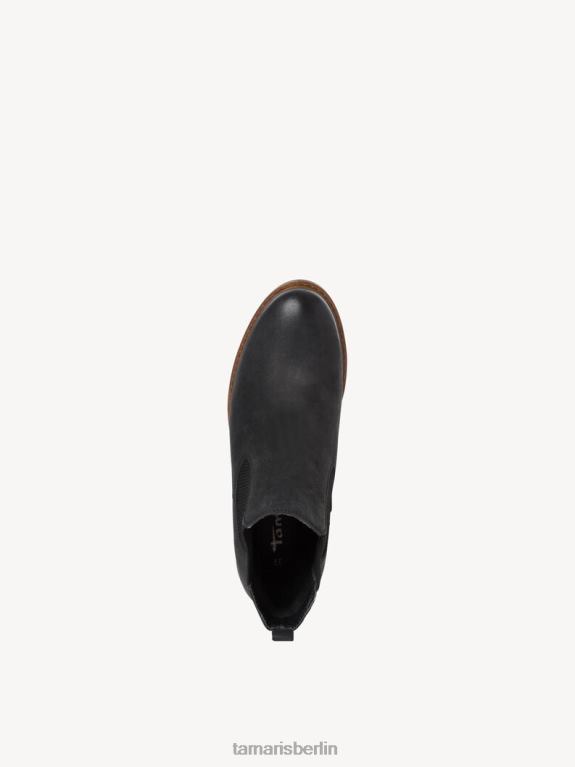 de Tamaris Frauen Chelsea-Stiefel aus Leder – schwarz 0LHV41679 Schuhe