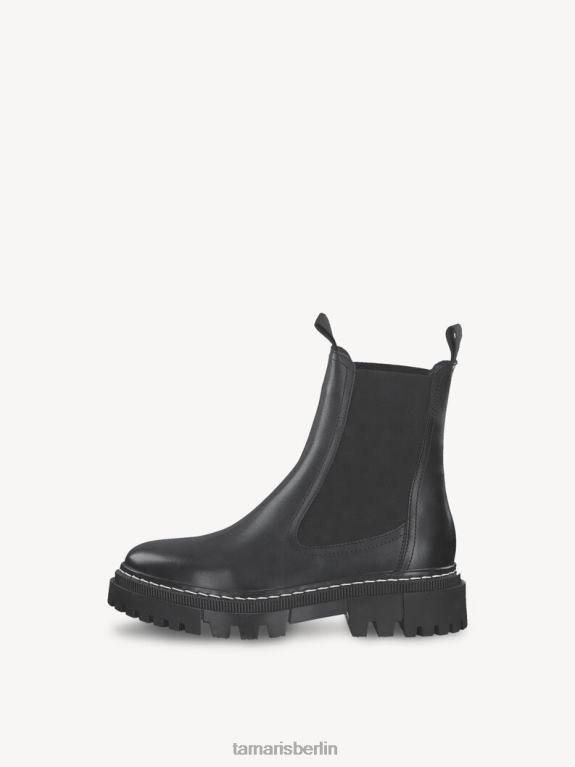 de Tamaris Frauen Chelsea-Stiefel aus Leder – schwarz 0LHV41757 Schuhe