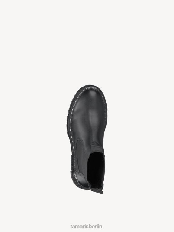 de Tamaris Frauen Chelsea-Stiefel aus Leder – schwarz 0LHV41757 Schuhe