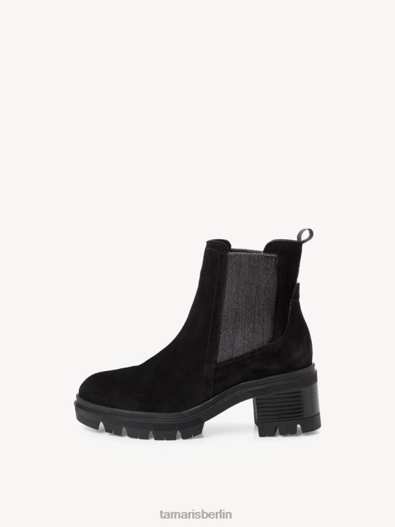 de Tamaris Frauen Chelsea-Stiefel aus Leder – schwarz 0LHV41860 Schuhe