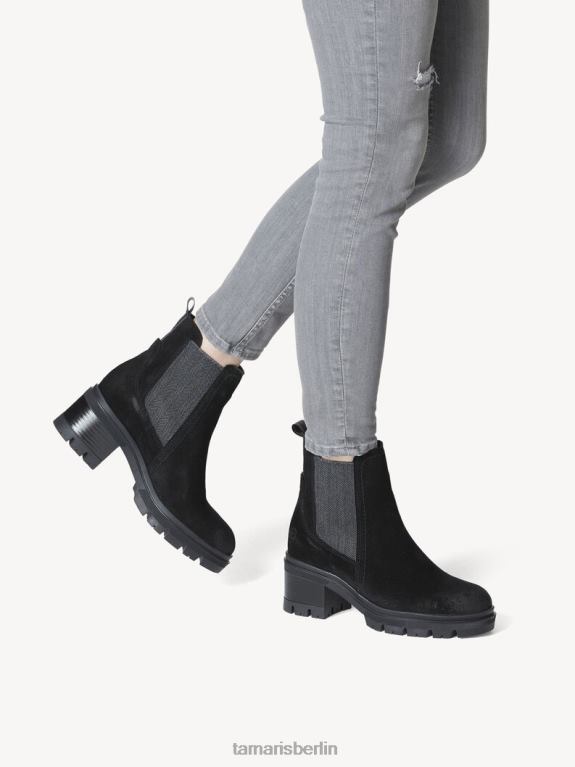 de Tamaris Frauen Chelsea-Stiefel aus Leder – schwarz 0LHV41860 Schuhe