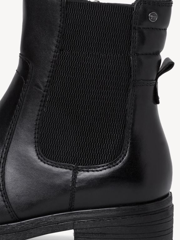 de Tamaris Frauen Chelsea-Stiefel aus Leder – schwarz 0LHV41861 Schuhe