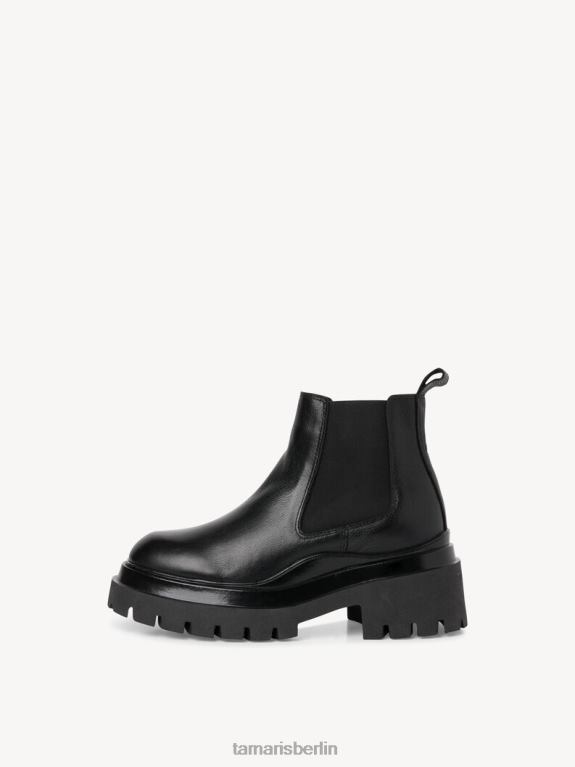 de Tamaris Frauen Chelsea-Stiefel aus Leder – schwarz 0LHV41877 Schuhe