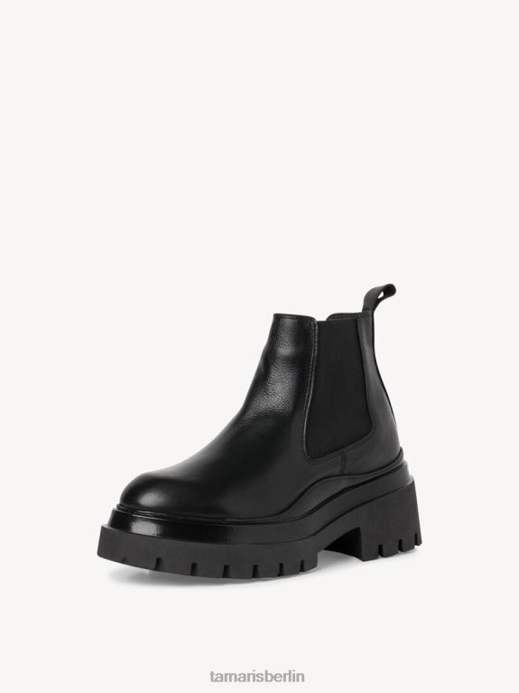 de Tamaris Frauen Chelsea-Stiefel aus Leder – schwarz 0LHV41877 Schuhe