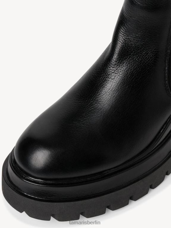 de Tamaris Frauen Chelsea-Stiefel aus Leder – schwarz 0LHV41877 Schuhe