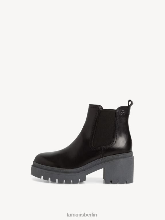 de Tamaris Frauen Chelsea-Stiefel aus Leder – schwarz 0LHV41893 Schuhe