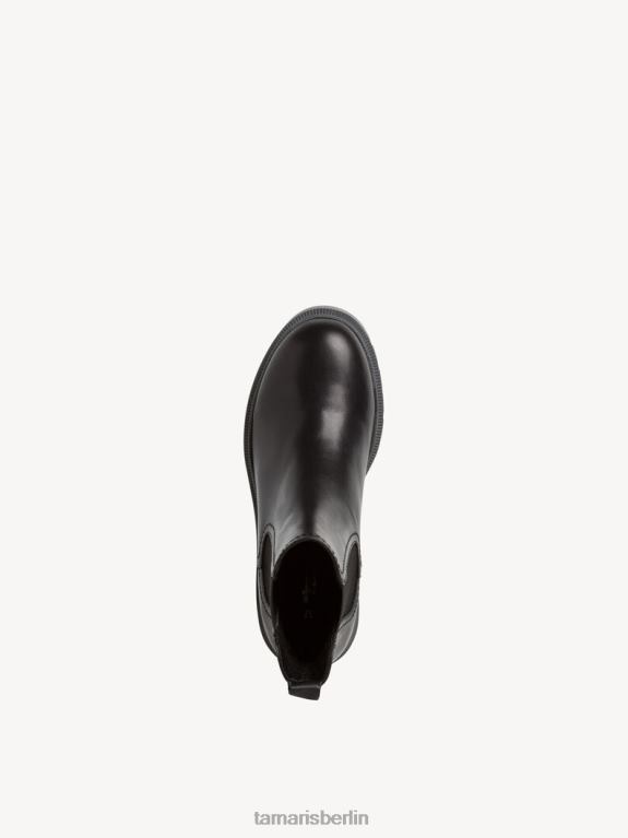 de Tamaris Frauen Chelsea-Stiefel aus Leder – schwarz 0LHV41893 Schuhe