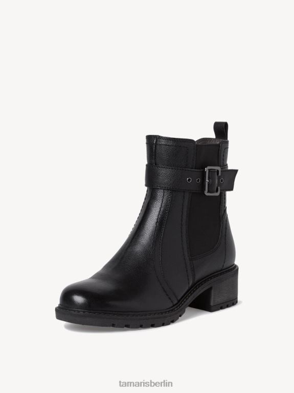 de Tamaris Frauen Chelsea-Stiefel aus Leder – schwarz 0LHV41949 Schuhe
