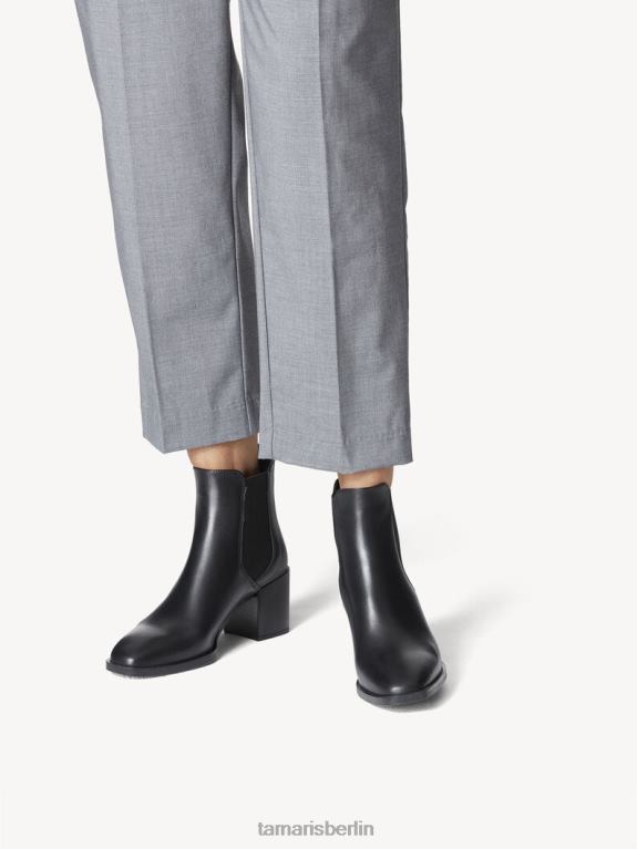 de Tamaris Frauen Chelsea-Stiefel aus Leder – schwarz 0LHV41950 Schuhe