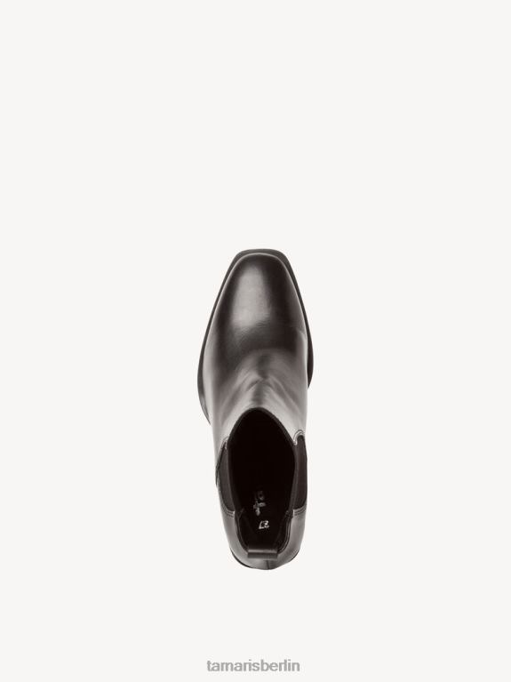 de Tamaris Frauen Chelsea-Stiefel aus Leder – schwarz 0LHV41950 Schuhe