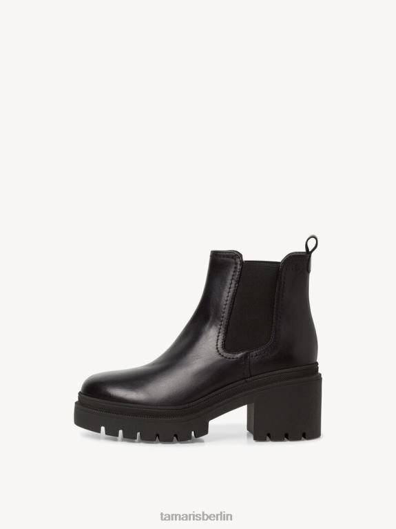 de Tamaris Frauen Chelsea-Stiefel aus Leder – schwarz 0LHV42034 Schuhe