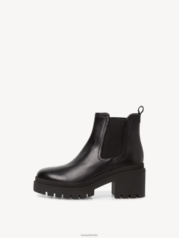 de Tamaris Frauen Chelsea-Stiefel aus Leder – schwarz 0LHV42034 Schuhe