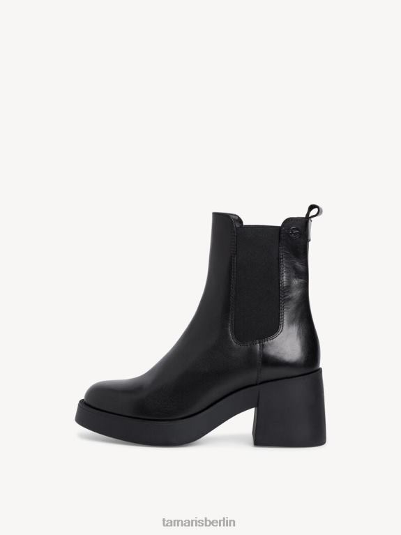 de Tamaris Frauen Chelsea-Stiefel aus Leder – schwarz 0LHV42170 Schuhe