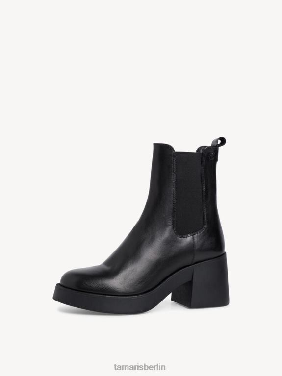 de Tamaris Frauen Chelsea-Stiefel aus Leder – schwarz 0LHV42170 Schuhe
