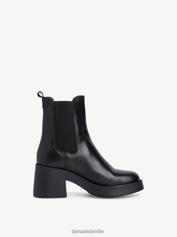 de Tamaris Frauen Chelsea-Stiefel aus Leder – schwarz 0LHV42170 Schuhe