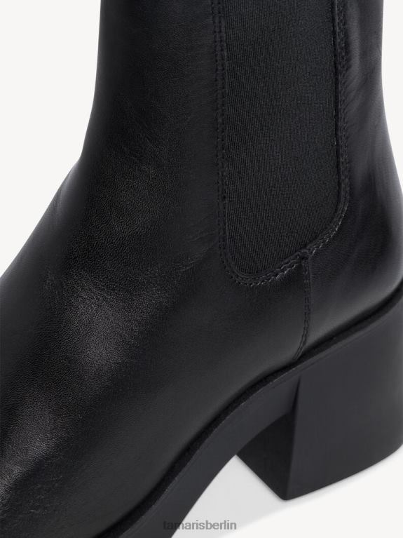 de Tamaris Frauen Chelsea-Stiefel aus Leder – schwarz 0LHV42170 Schuhe