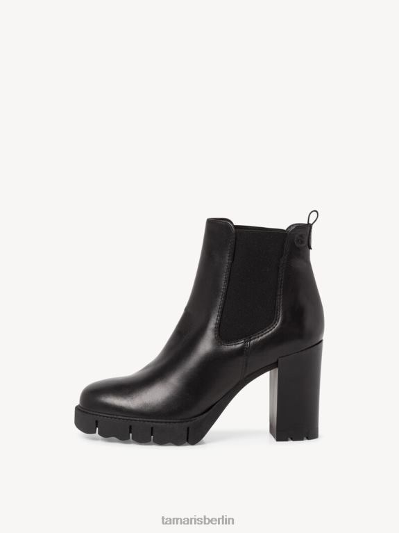 de Tamaris Frauen Chelsea-Stiefel aus Leder – schwarz 0LHV42261 Schuhe