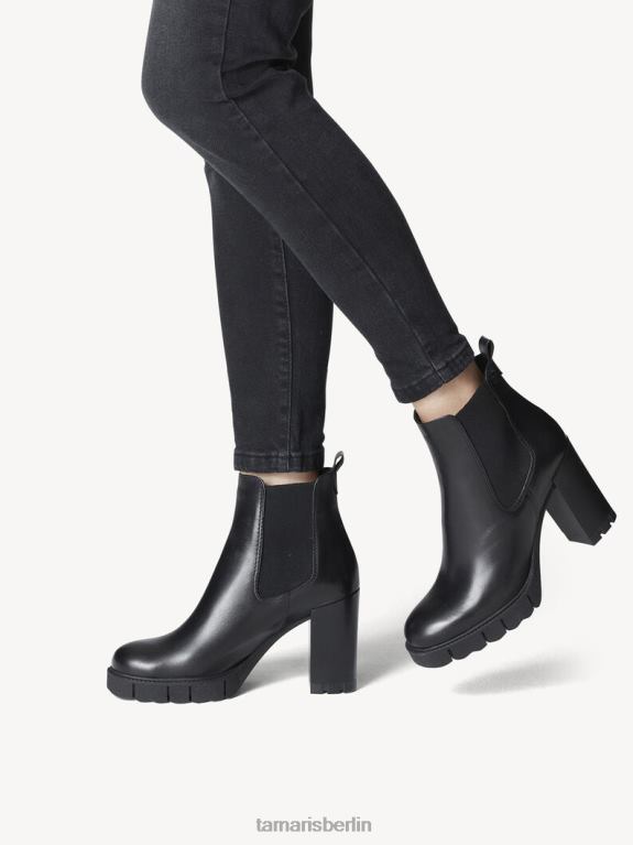 de Tamaris Frauen Chelsea-Stiefel aus Leder – schwarz 0LHV42261 Schuhe