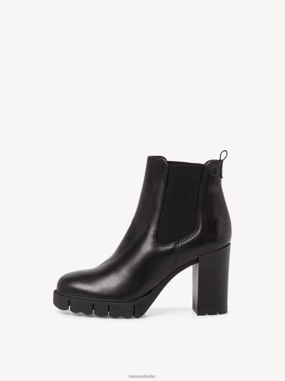 de Tamaris Frauen Chelsea-Stiefel aus Leder – schwarz 0LHV42261 Schuhe