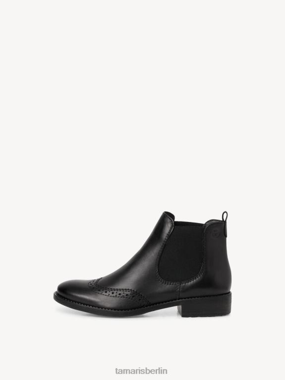 de Tamaris Frauen Chelsea-Stiefel aus Leder – schwarz 0LHV42311 Schuhe