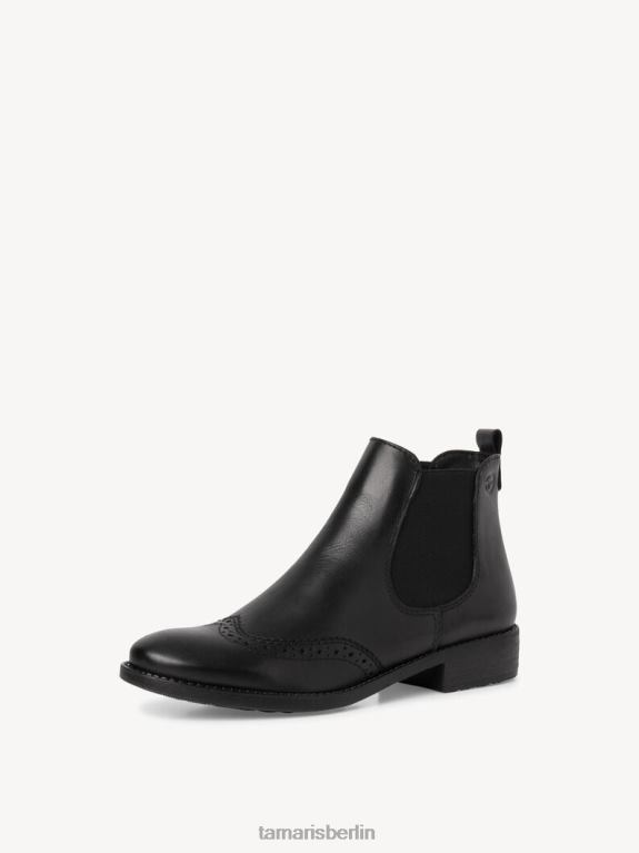de Tamaris Frauen Chelsea-Stiefel aus Leder – schwarz 0LHV42311 Schuhe