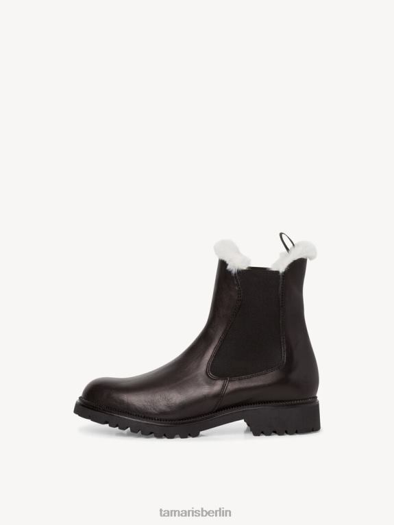 de Tamaris Frauen Chelsea-Stiefel aus Leder – schwarz 0LHV424 Schuhe