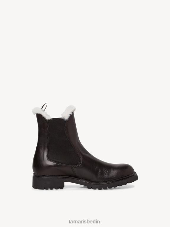 de Tamaris Frauen Chelsea-Stiefel aus Leder – schwarz 0LHV424 Schuhe
