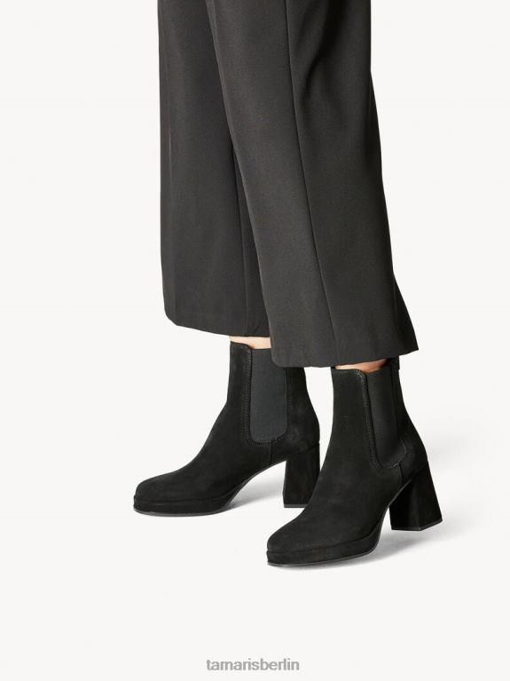 de Tamaris Frauen Chelsea-Stiefel aus Leder – schwarz 0LHV4322 Schuhe