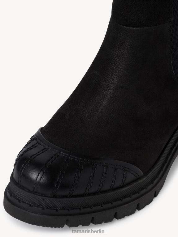 de Tamaris Frauen Chelsea-Stiefel aus Leder – schwarz 0LHV4522 Schuhe