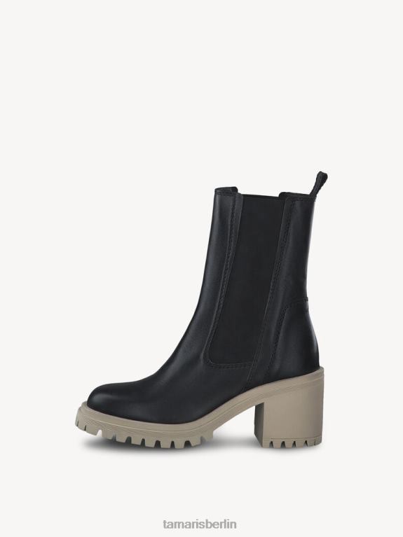 de Tamaris Frauen Chelsea-Stiefel aus Leder – schwarz 0LHV4673 Schuhe