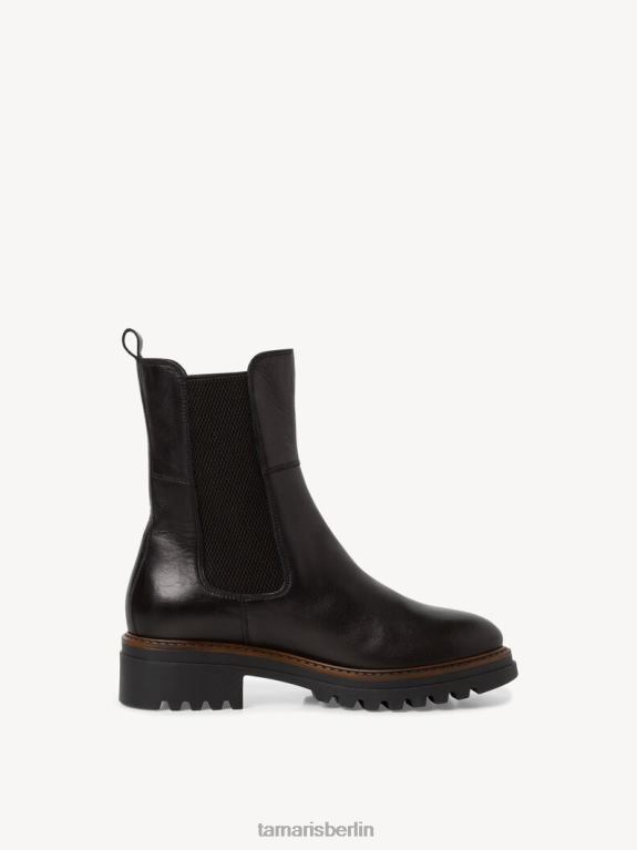 de Tamaris Frauen Chelsea-Stiefel aus Leder – schwarz 0LHV4986 Schuhe