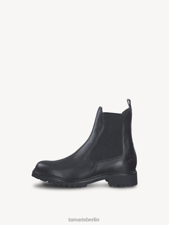 de Tamaris Frauen Chelsea-Stiefel aus Leder – schwarz 0LHV4996 Schuhe