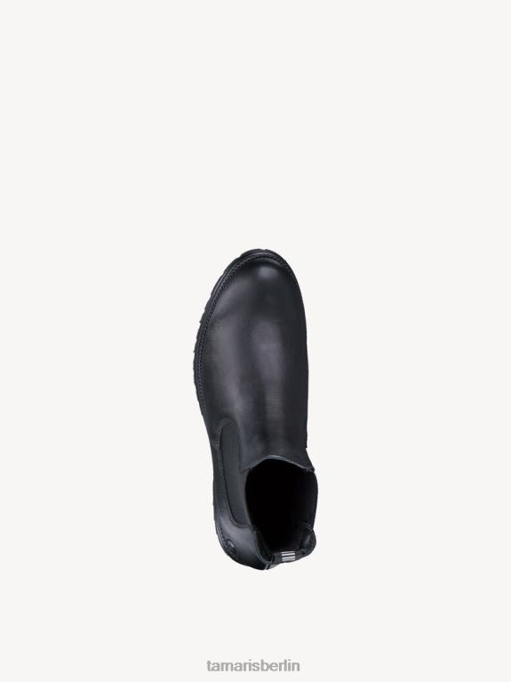 de Tamaris Frauen Chelsea-Stiefel aus Leder – schwarz 0LHV4996 Schuhe