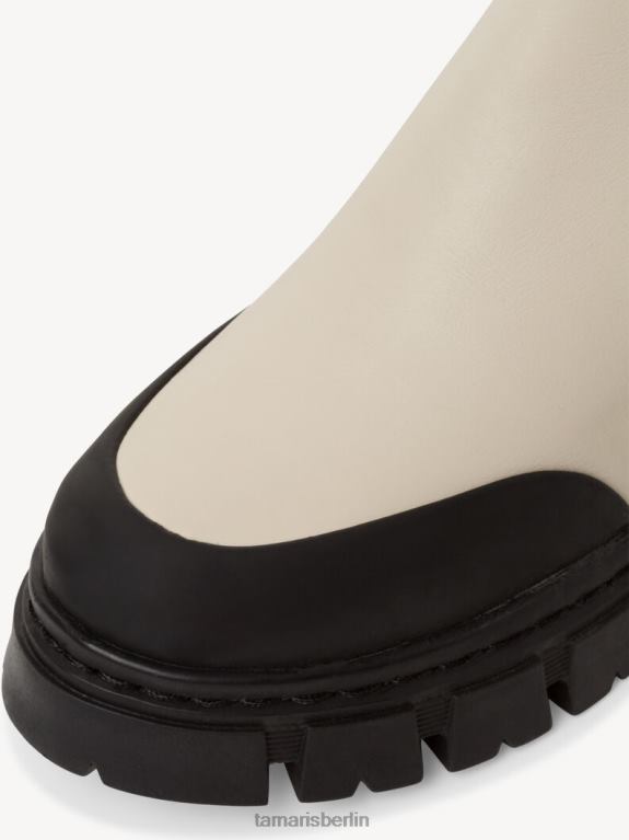 de Tamaris Frauen Chelsea-Stiefel – beige/elfenbeinfarbener Kamm 0LHV4489 Schuhe