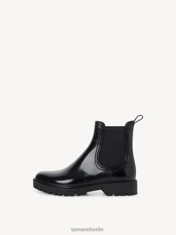 de Tamaris Frauen Gummistiefel - Schwarz/Flüssigkeitsschwarz 0LHV41755 Schuhe