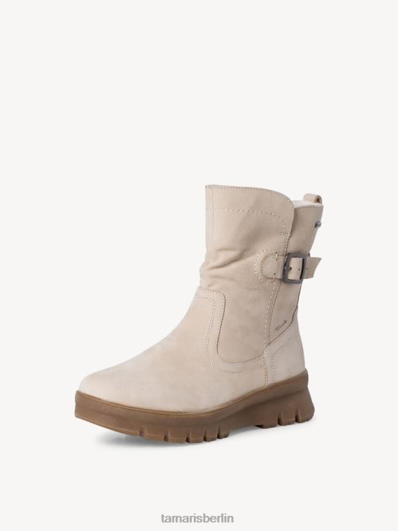 de Tamaris Frauen Lederstiefelette - Beige/Elfenbein 0LHV41289 Schuhe