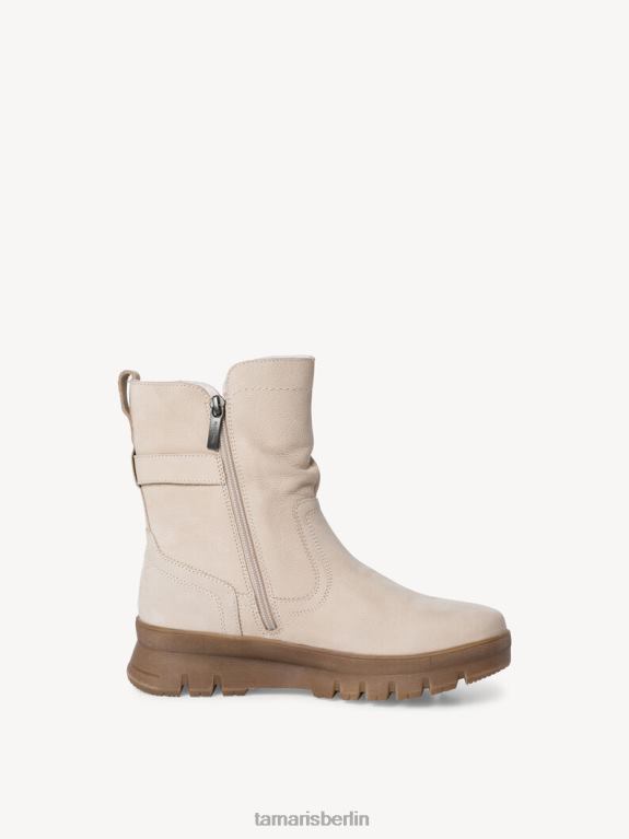 de Tamaris Frauen Lederstiefelette - Beige/Elfenbein 0LHV41289 Schuhe