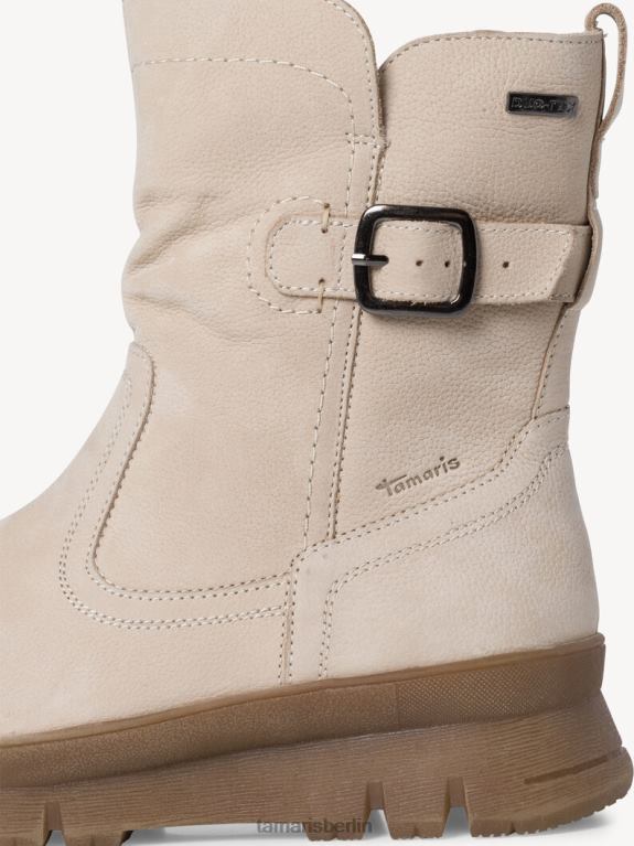 de Tamaris Frauen Lederstiefelette - Beige/Elfenbein 0LHV41289 Schuhe