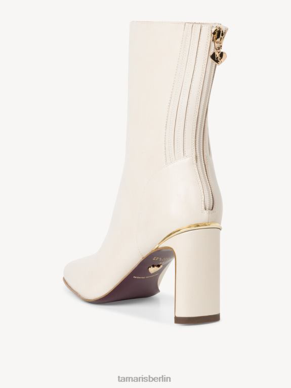 de Tamaris Frauen Lederstiefelette - Beige/Elfenbein 0LHV41492 Schuhe