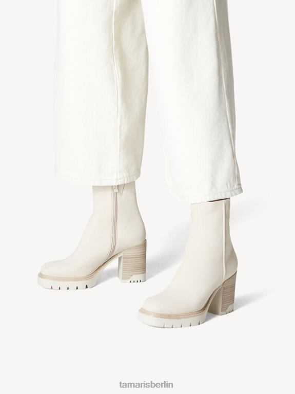 de Tamaris Frauen Lederstiefelette - Beige/Elfenbein 0LHV41838 Schuhe