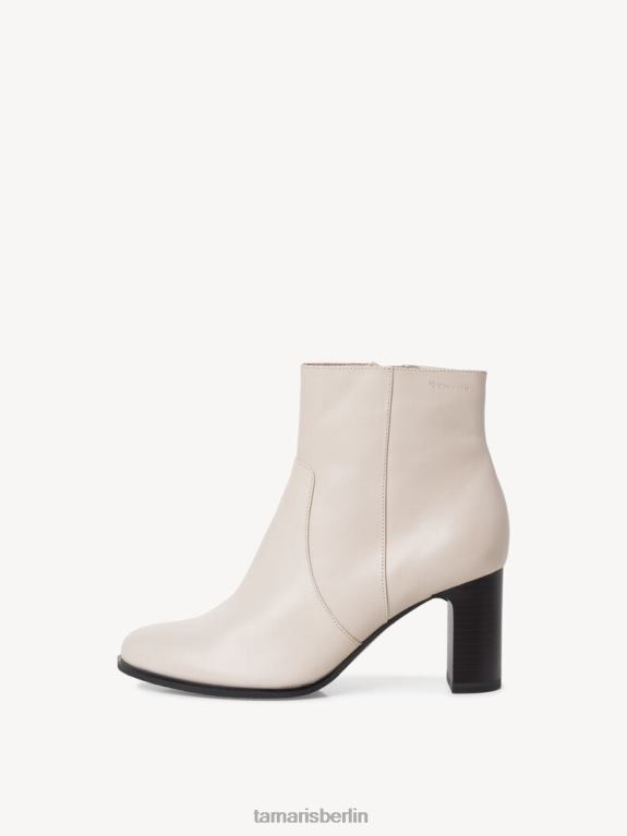 de Tamaris Frauen Lederstiefelette - Beige/Elfenbein 0LHV42090 Schuhe