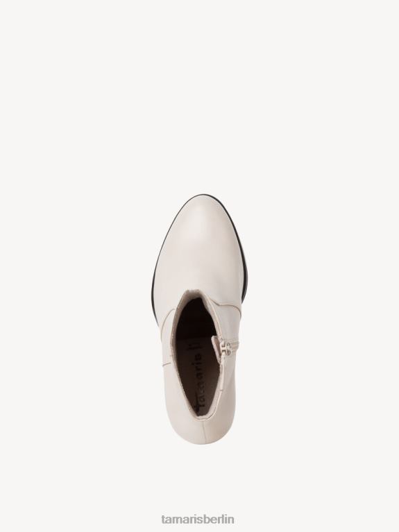 de Tamaris Frauen Lederstiefelette - Beige/Elfenbein 0LHV42090 Schuhe