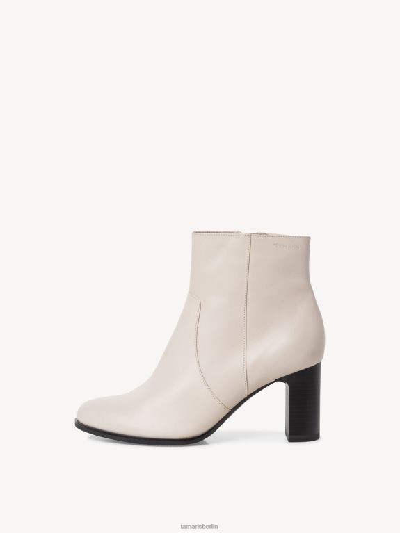 de Tamaris Frauen Lederstiefelette - Beige/Elfenbein 0LHV42090 Schuhe