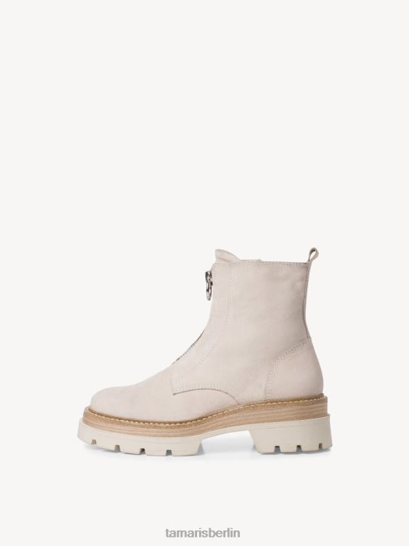 de Tamaris Frauen Lederstiefelette - Beige/Elfenbein Nubuk 0LHV41788 Schuhe