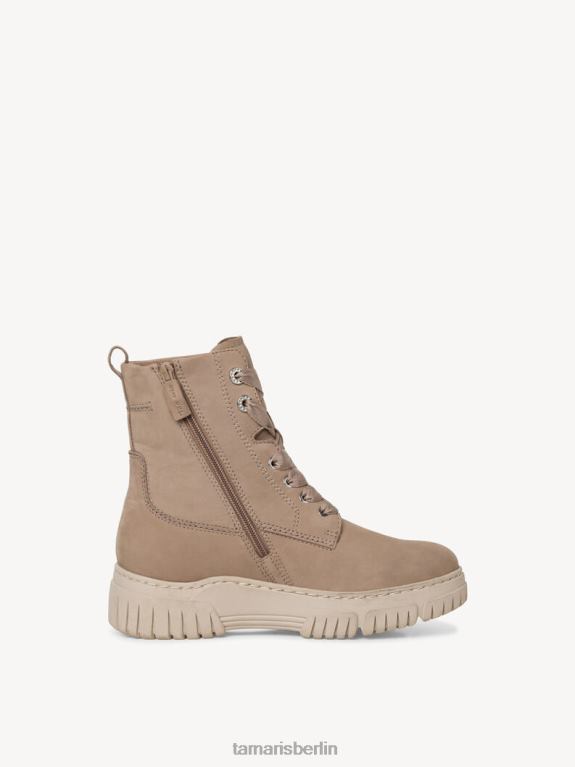 de Tamaris Frauen Lederstiefelette - Beige/Taupe Nubuc 0LHV42222 Schuhe