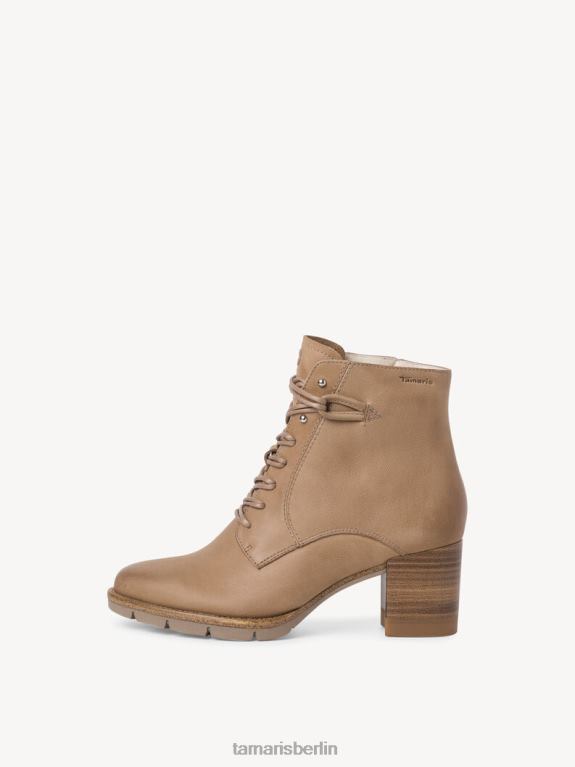 de Tamaris Frauen Lederstiefelette - Beige/Wüstennubuk 0LHV42265 Schuhe