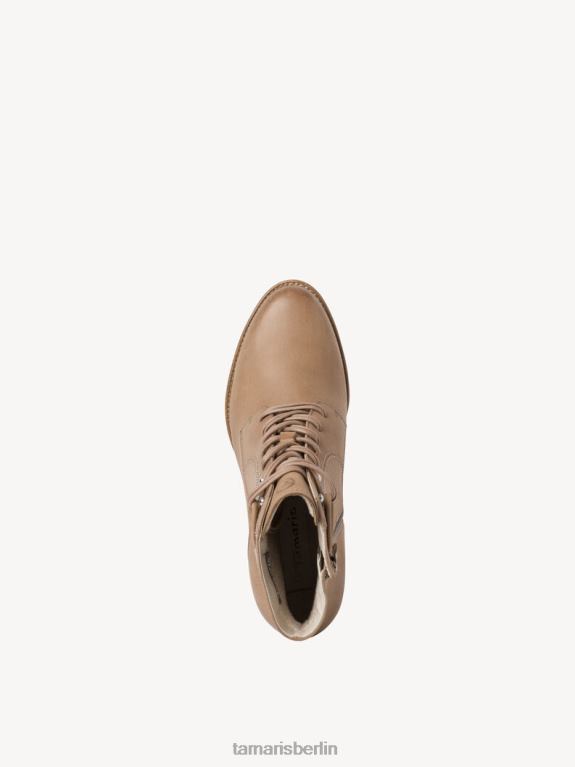 de Tamaris Frauen Lederstiefelette - Beige/Wüstennubuk 0LHV42265 Schuhe