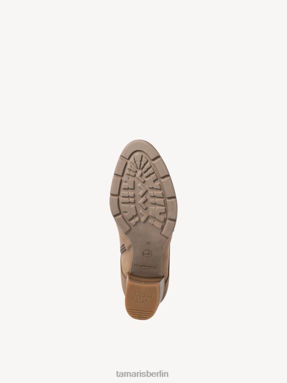 de Tamaris Frauen Lederstiefelette - Beige/Wüstennubuk 0LHV42265 Schuhe